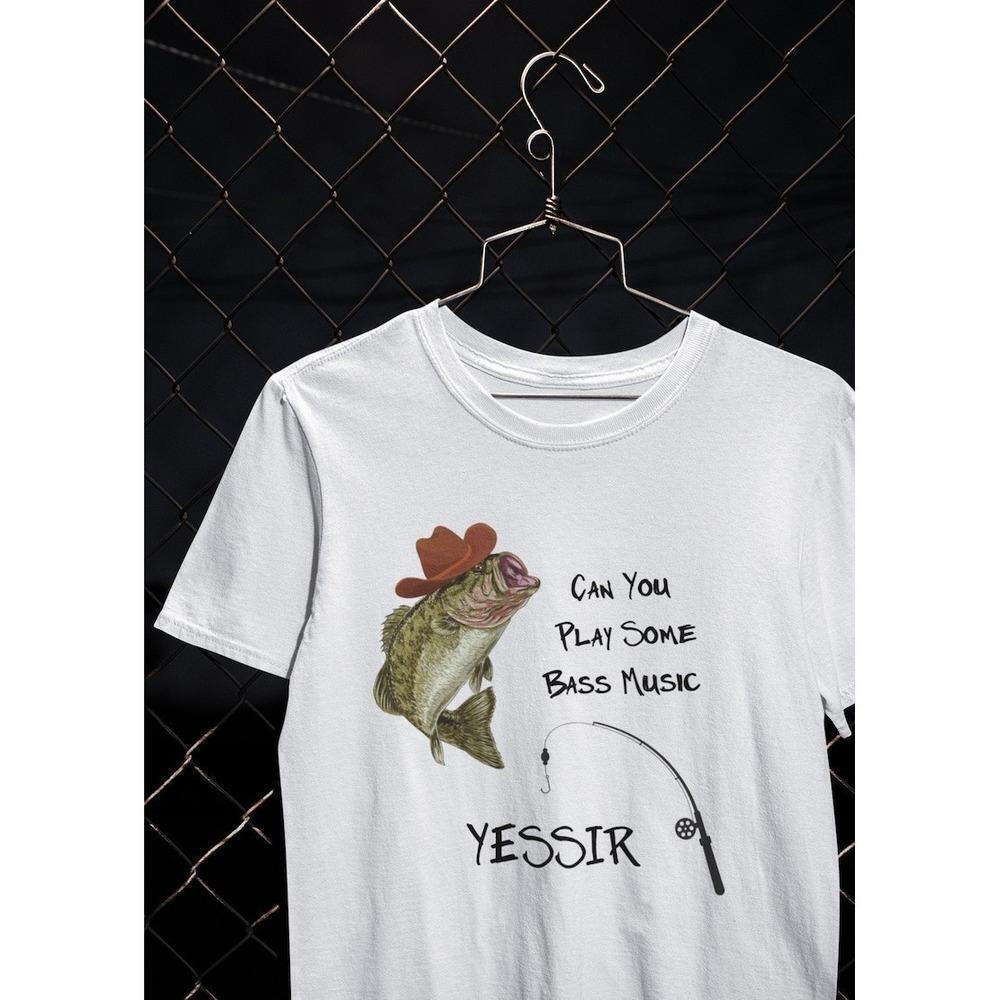 Can You Play Some Bass Music Yessir Funny Rave Edm Headbanger TShirt